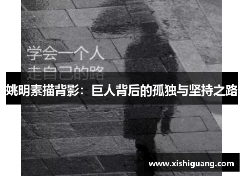 姚明素描背影：巨人背后的孤独与坚持之路