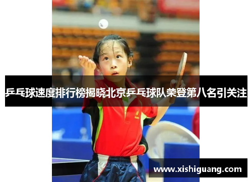 乒乓球速度排行榜揭晓北京乒乓球队荣登第八名引关注