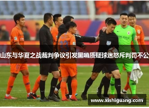 山东与华夏之战裁判争议引发黑哨质疑球迷怒斥判罚不公